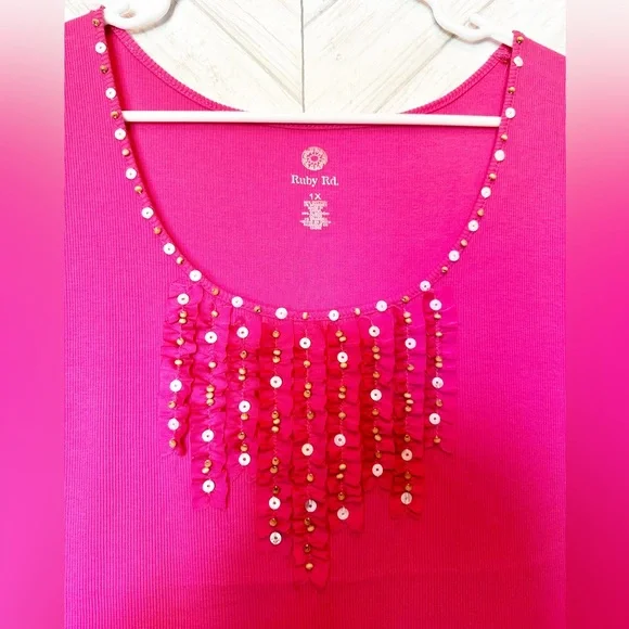 Ruby Rd. Sequin Tank - Picture 5 of 6